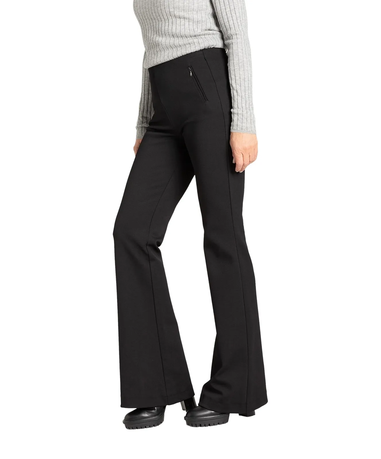 Damen Hose Boot Zip von MAC in Black