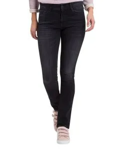 Cross Jeans Mom Anya in schwarzem Black Used