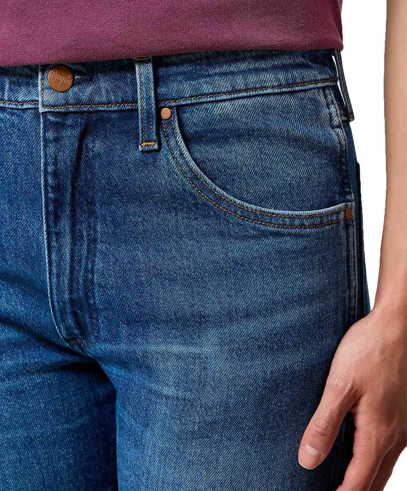 Damen Jeans Straight von Wrangler in Sunset