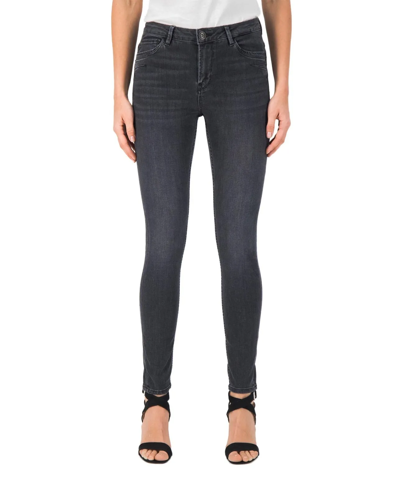Damen Jeans Celia von Garcia in Medium Used Grey
