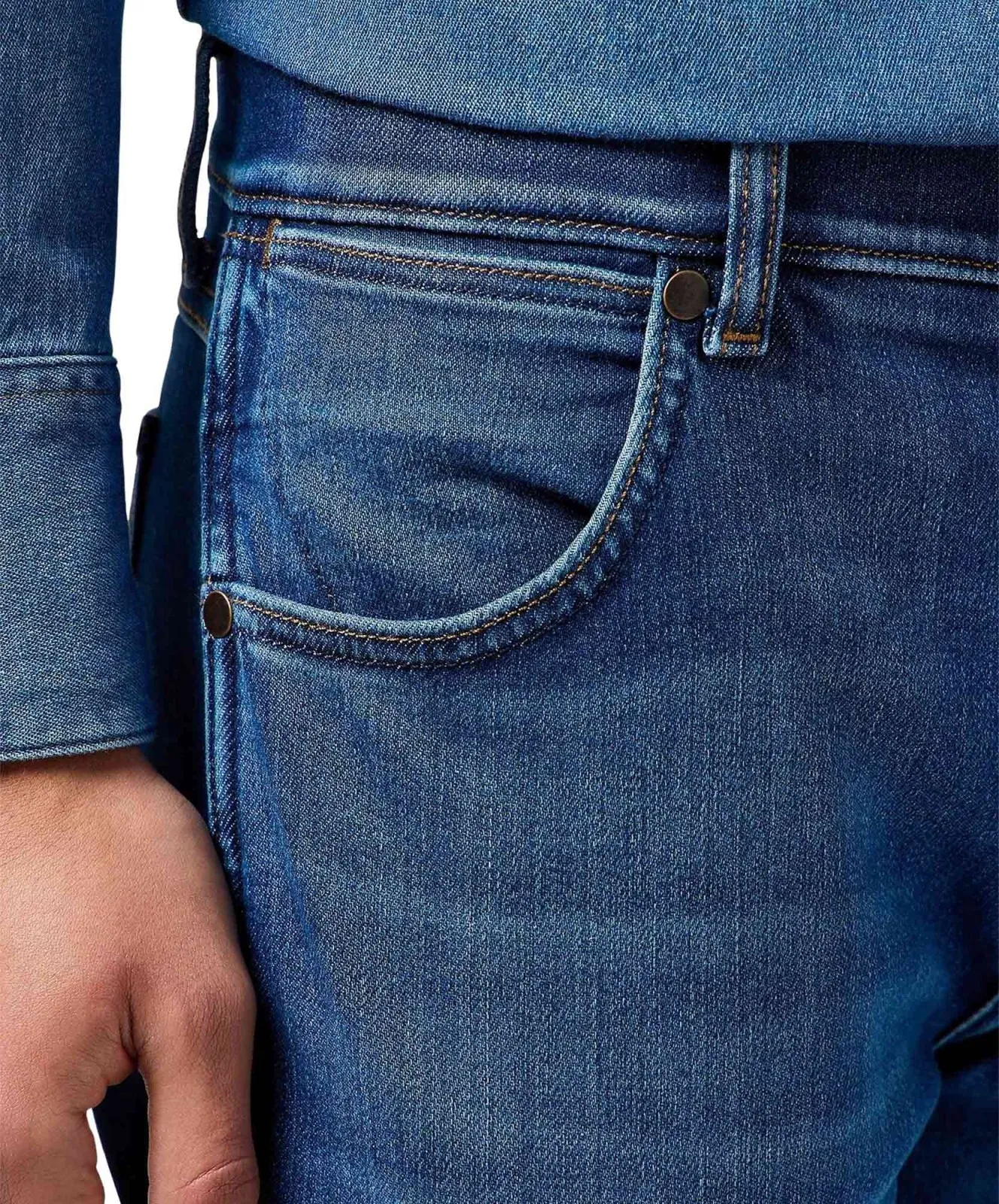 Herren Jeans Greensboro von Wrangler in Dandelion Summer