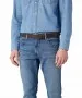 Herren Gürtel Slim Belt von Wrangler in Brown