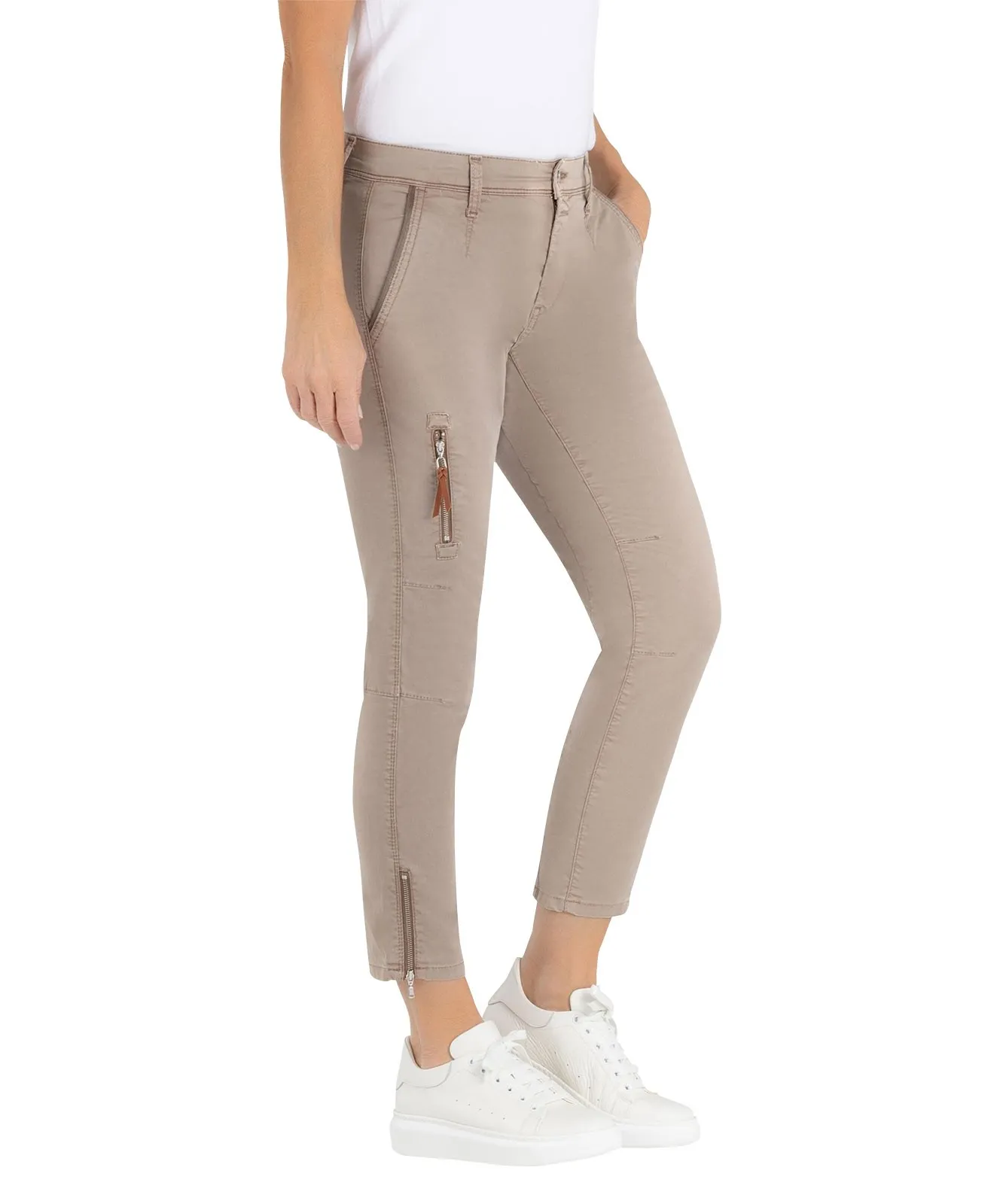 Damen Hose Rich Cargo von MAC in Oxide Brown