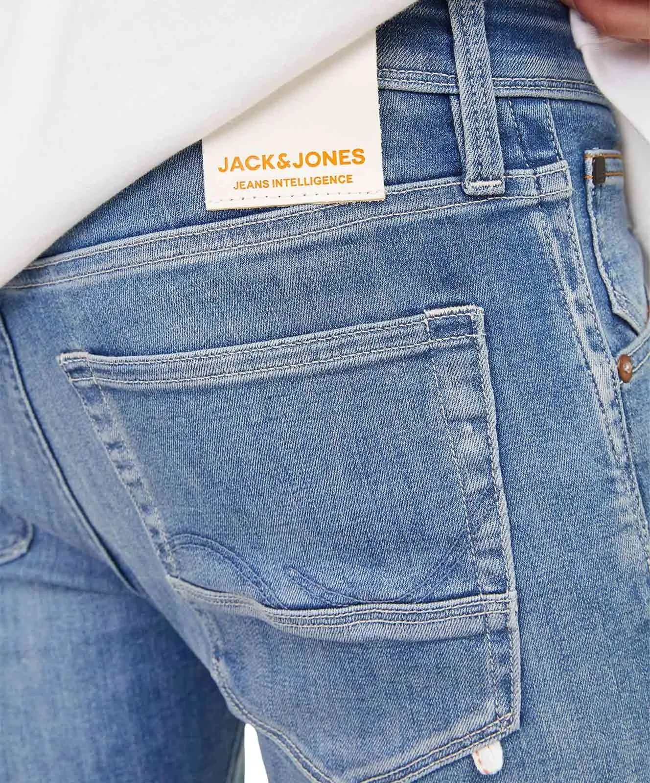 Herren Jeans Glenn Fox von Jack & Jones in Blue Denim