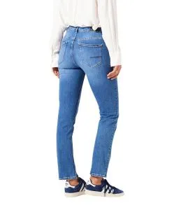 Garcia Celia 248 Jeans Straight Fit in Mittelblau