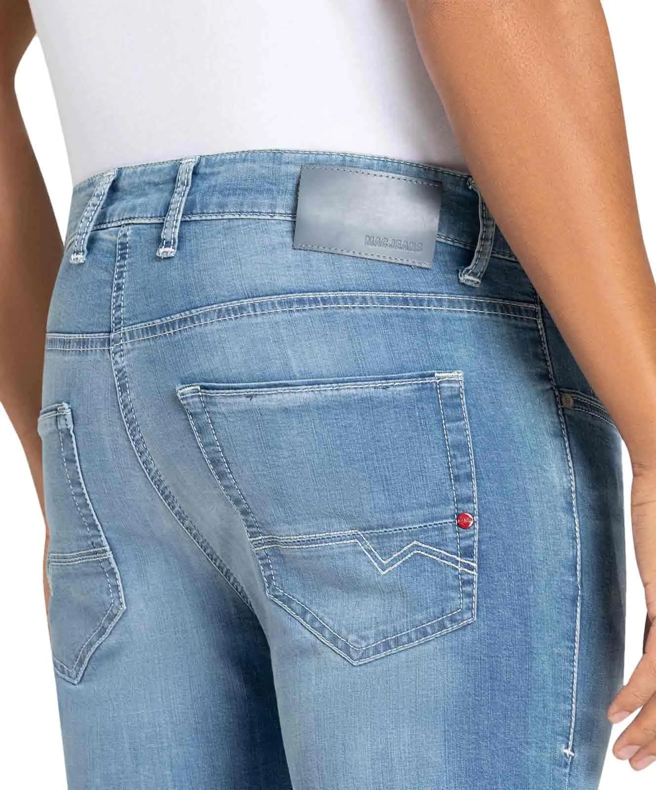 Herren Jeans Arne Pipe von MAC in Light Blue Authentic Wash