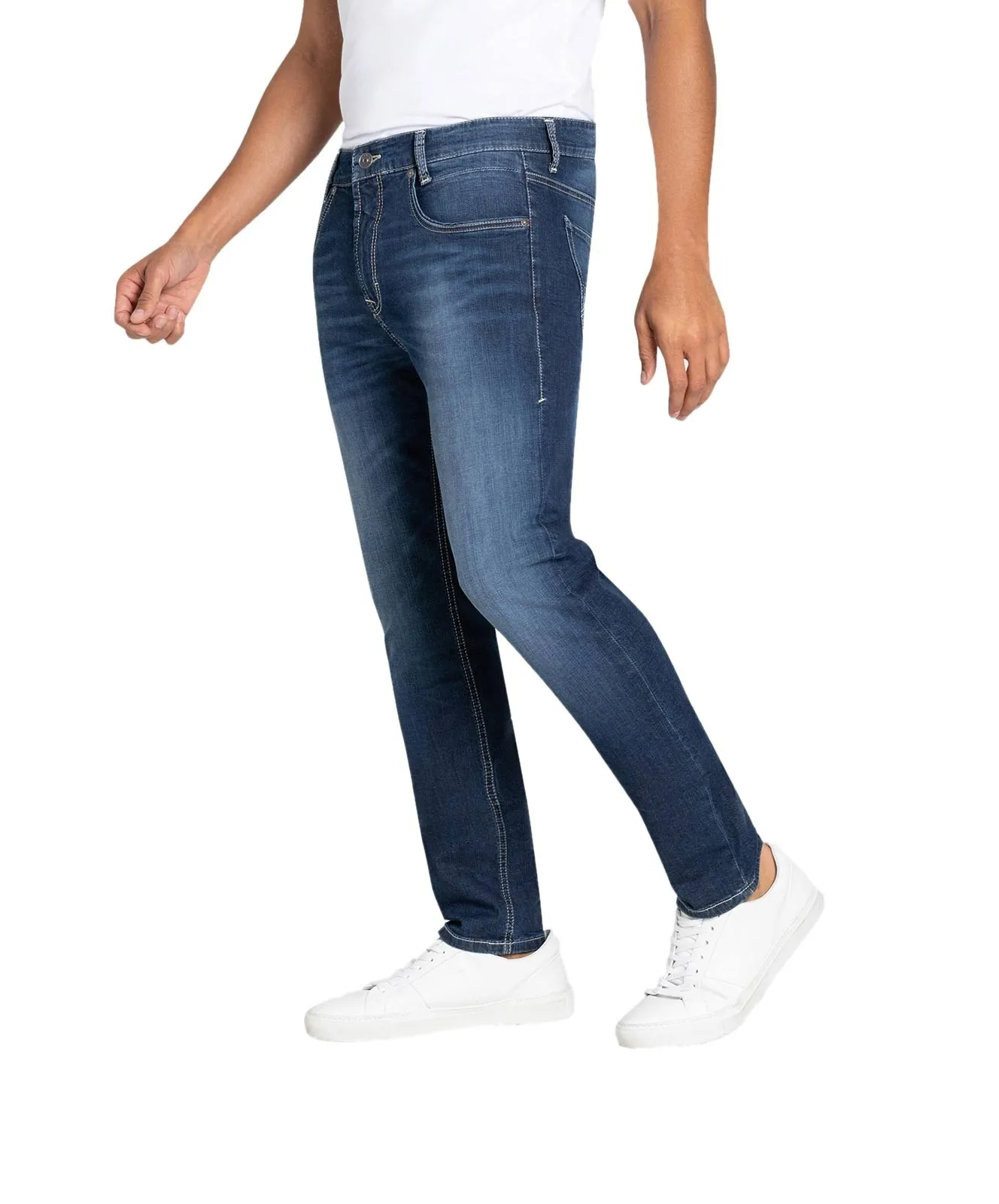 Herren Jeans Arne Pipe von MAC in Deep Blue Authentic Wash