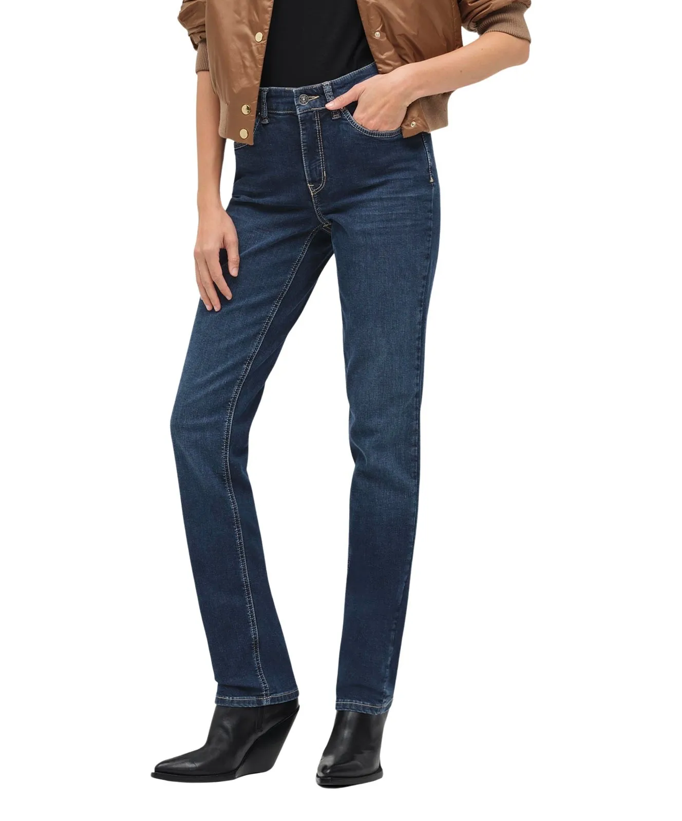 Damen Jeans Melanie von MAC in New Basic Wash