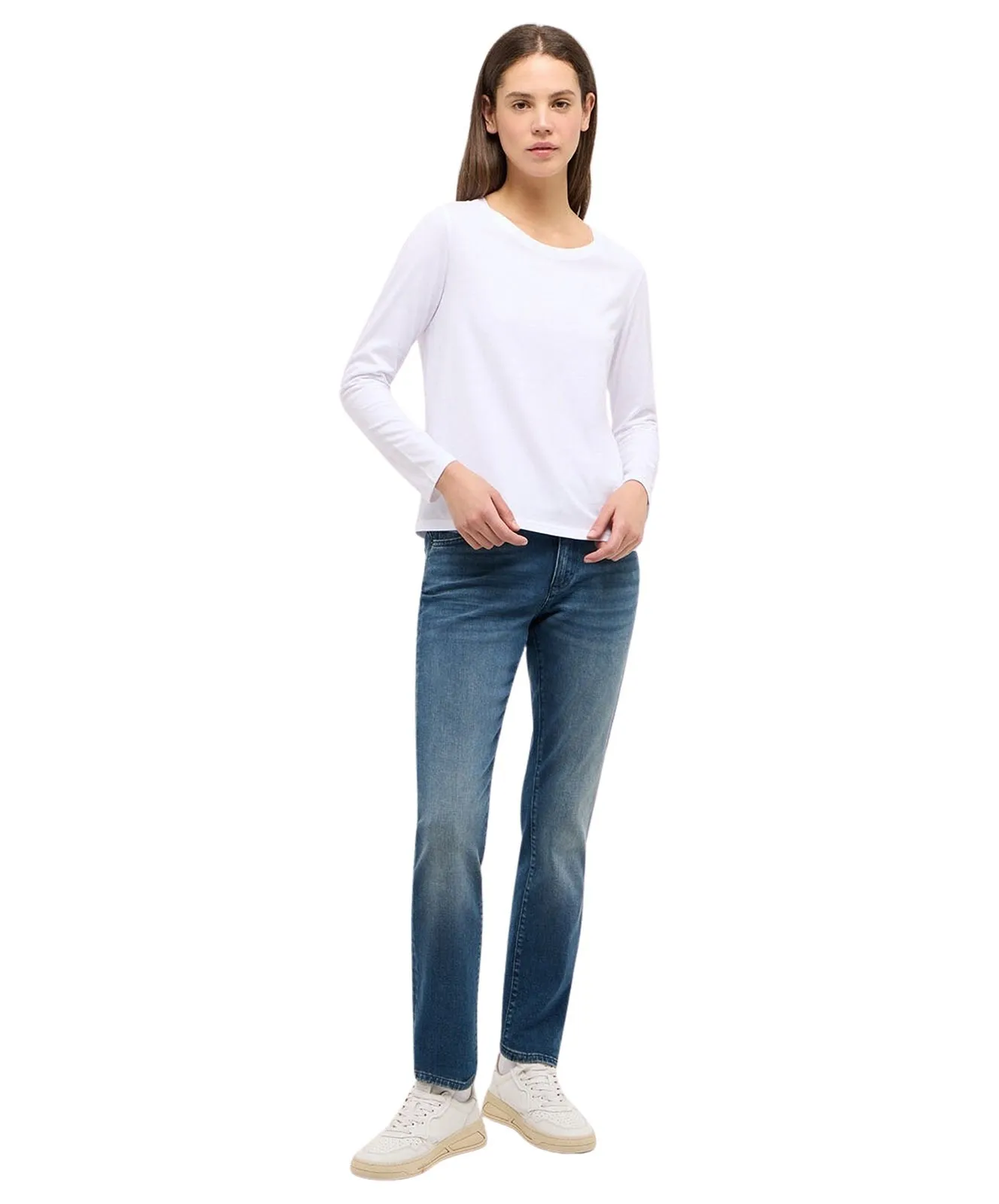 Damen Shirt Elly von Mustang in General White