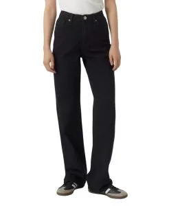 Vero Moda Tessa Jeans mit hoher Taille in Schwarz