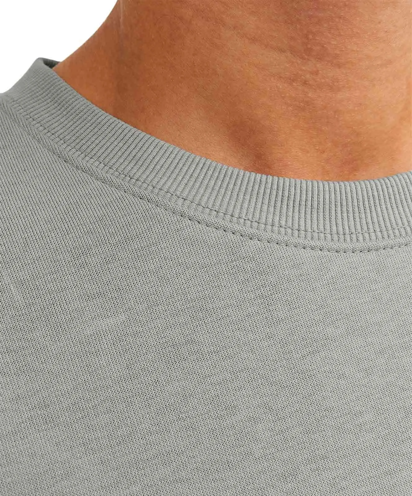 Herren Pullover Star Basic Sweat Crew von Jack & Jones in Ultimate Grey