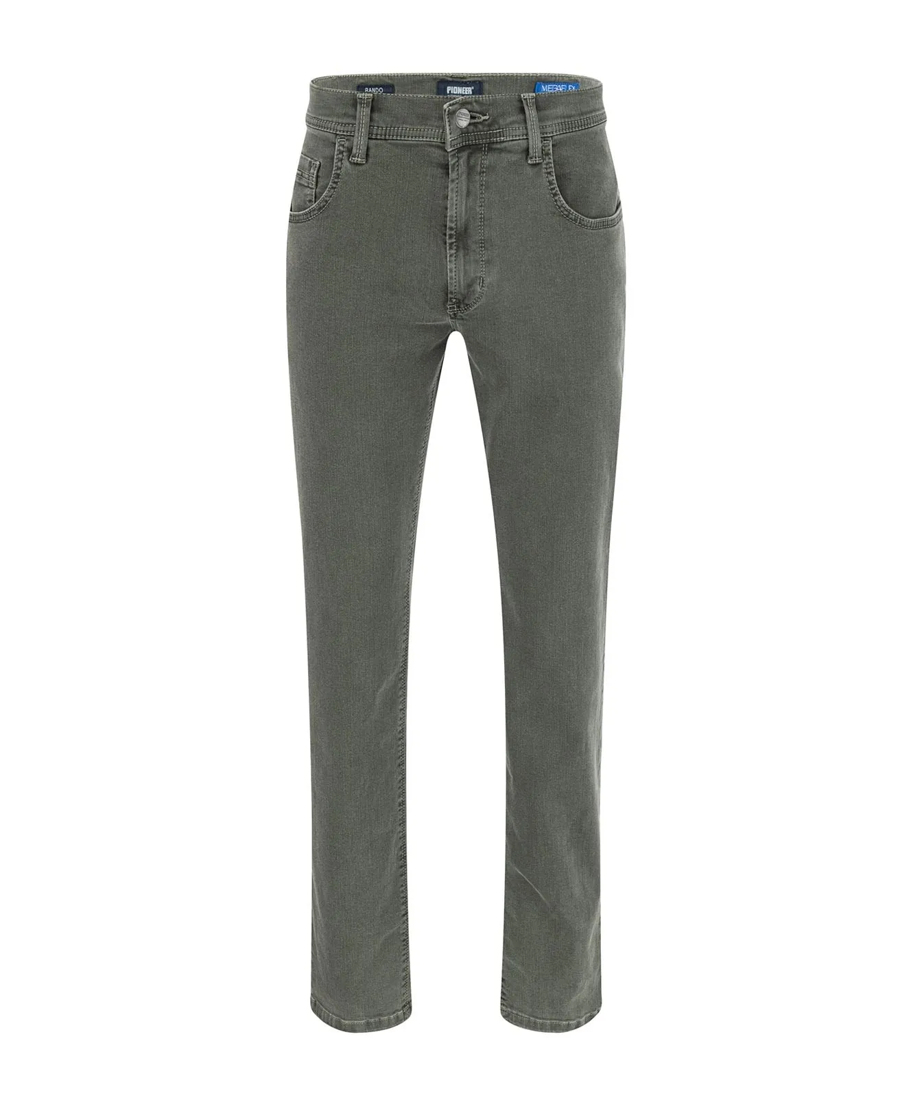Herren Jeans Rando 1680 Megaflex von Pioneer in Jadegrün Stonewash