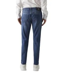 LTB Joshua Jeans Slim-fit in blauer Used Waschung