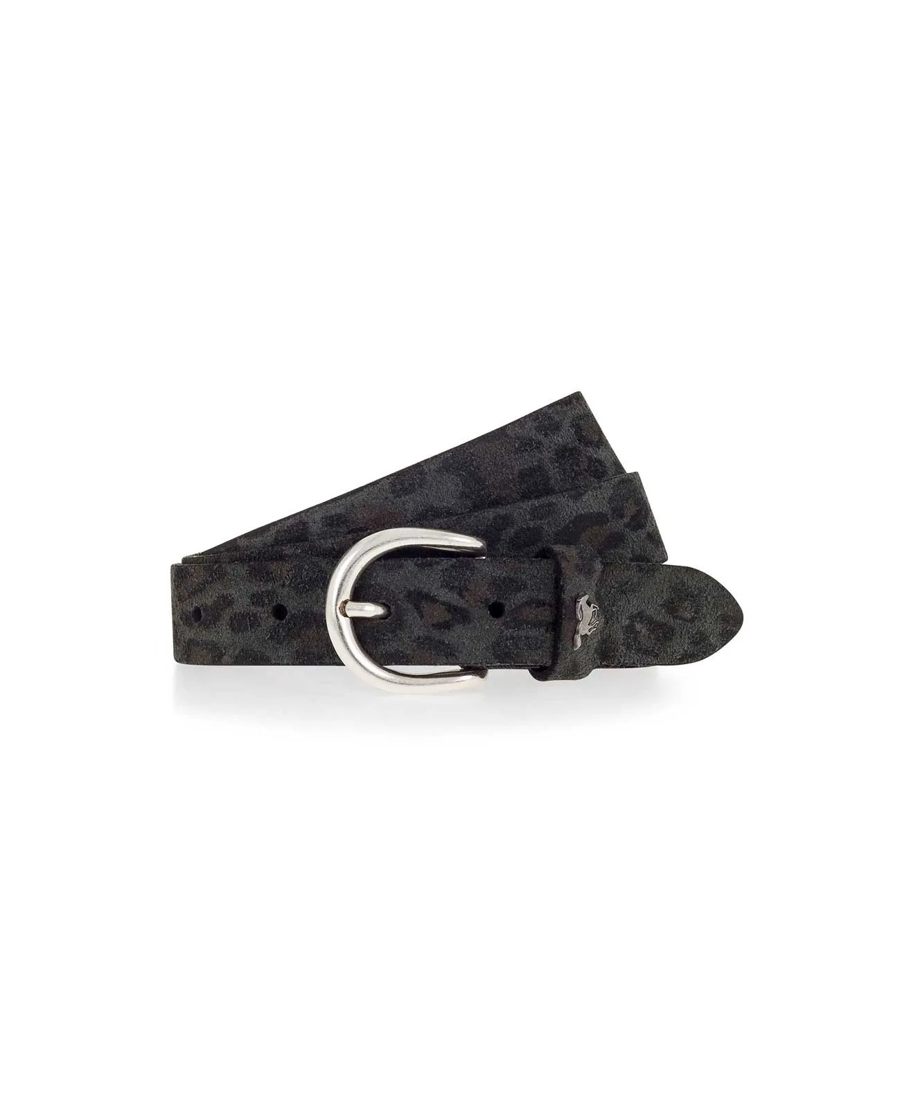 Damen Gürtel 25 mm Gürtel von Mustang in Schwarz-Anthrazit
