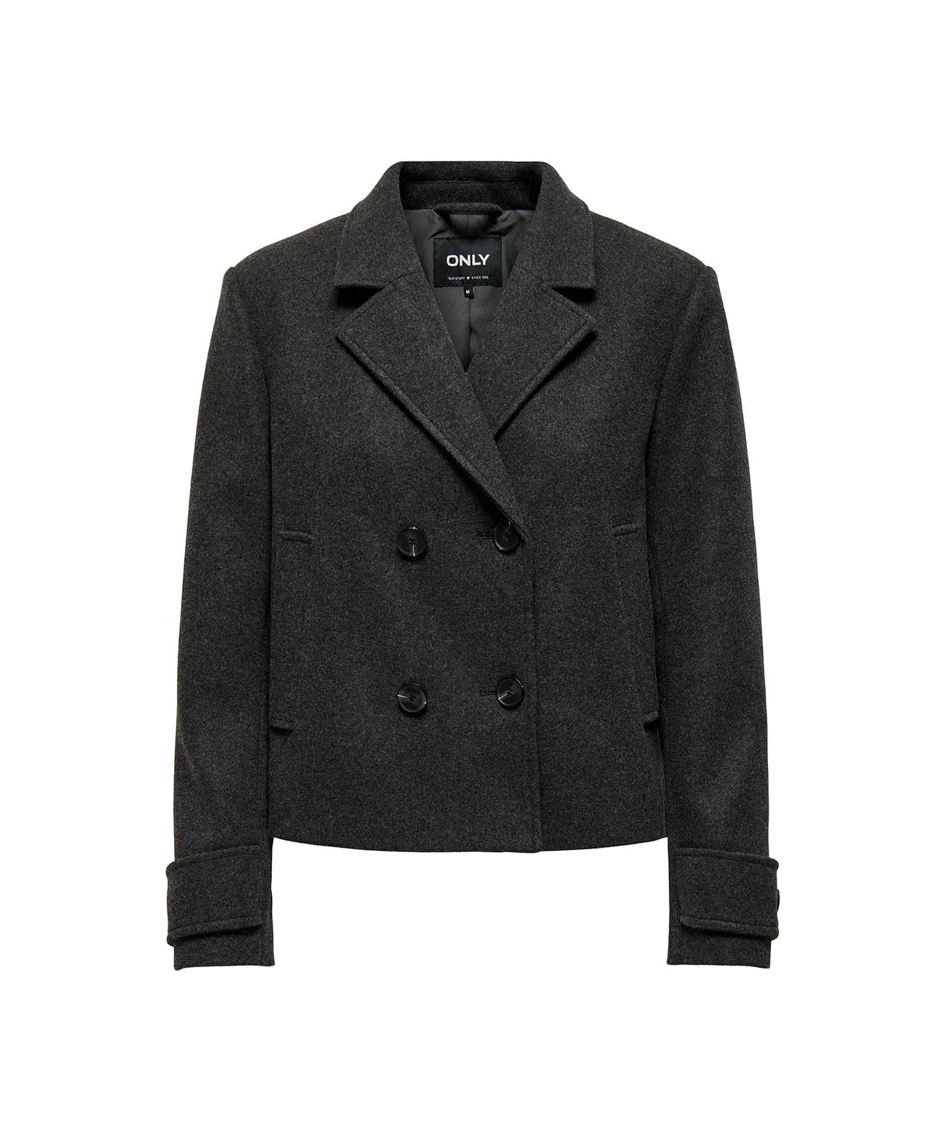 Damen Jacke Freja von Only in Dark Grey Melange