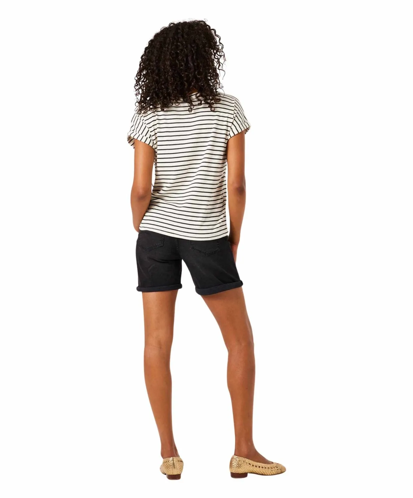 Damen Jeans Celia Bermuda von Garcia in Dark Used