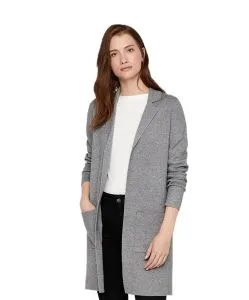 Vero Moda Cardigan Tasty mit Fronttaschen in Grau