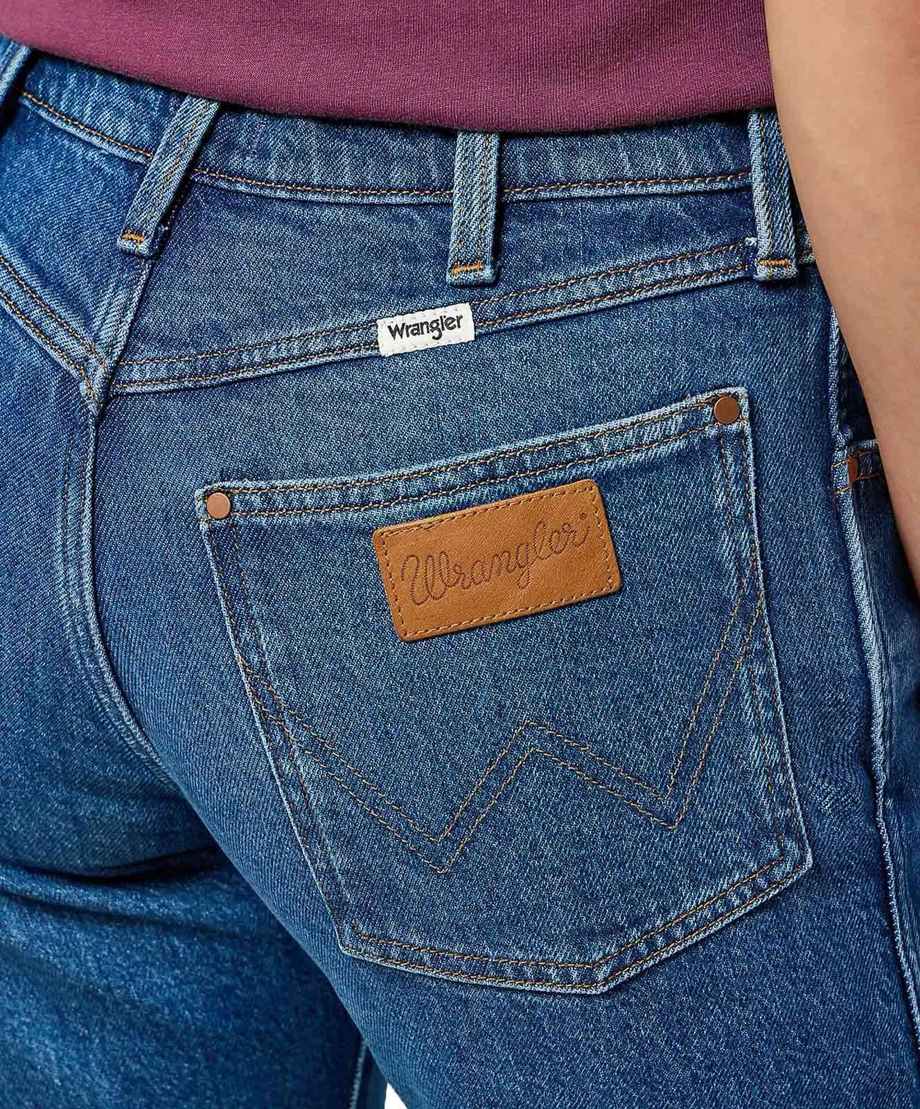 Damen Jeans Straight von Wrangler in Sunset