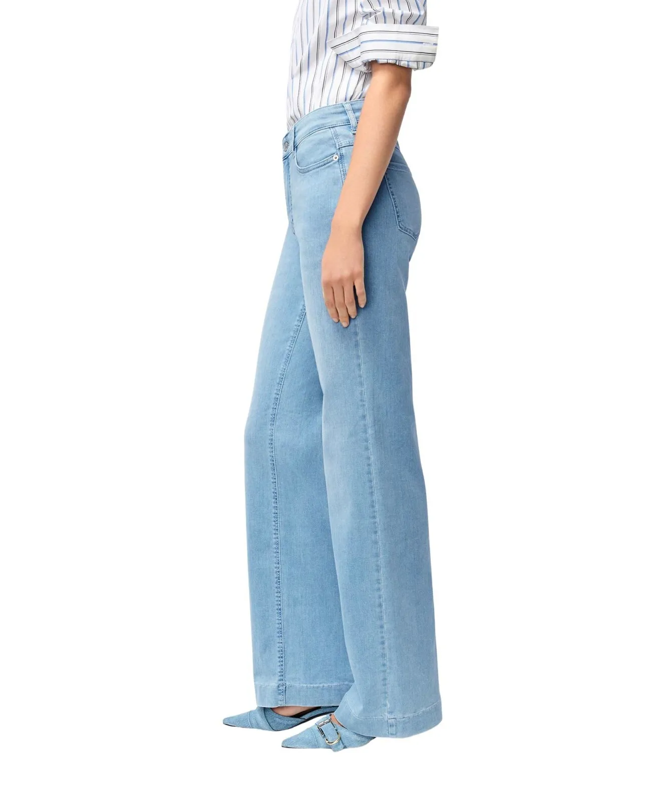 Damen Jeans Wide von MAC in Sun Bleach Authentic