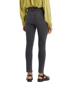 Levis High Waist Skinny Jeans 721 in schwarzem Clear Way