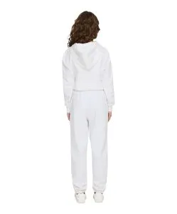 ONLY Noomi Jogginghose mit Glitzerprint in Weiß