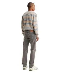 Levi's 501 Original Jeans aus grauer Baumwolle 