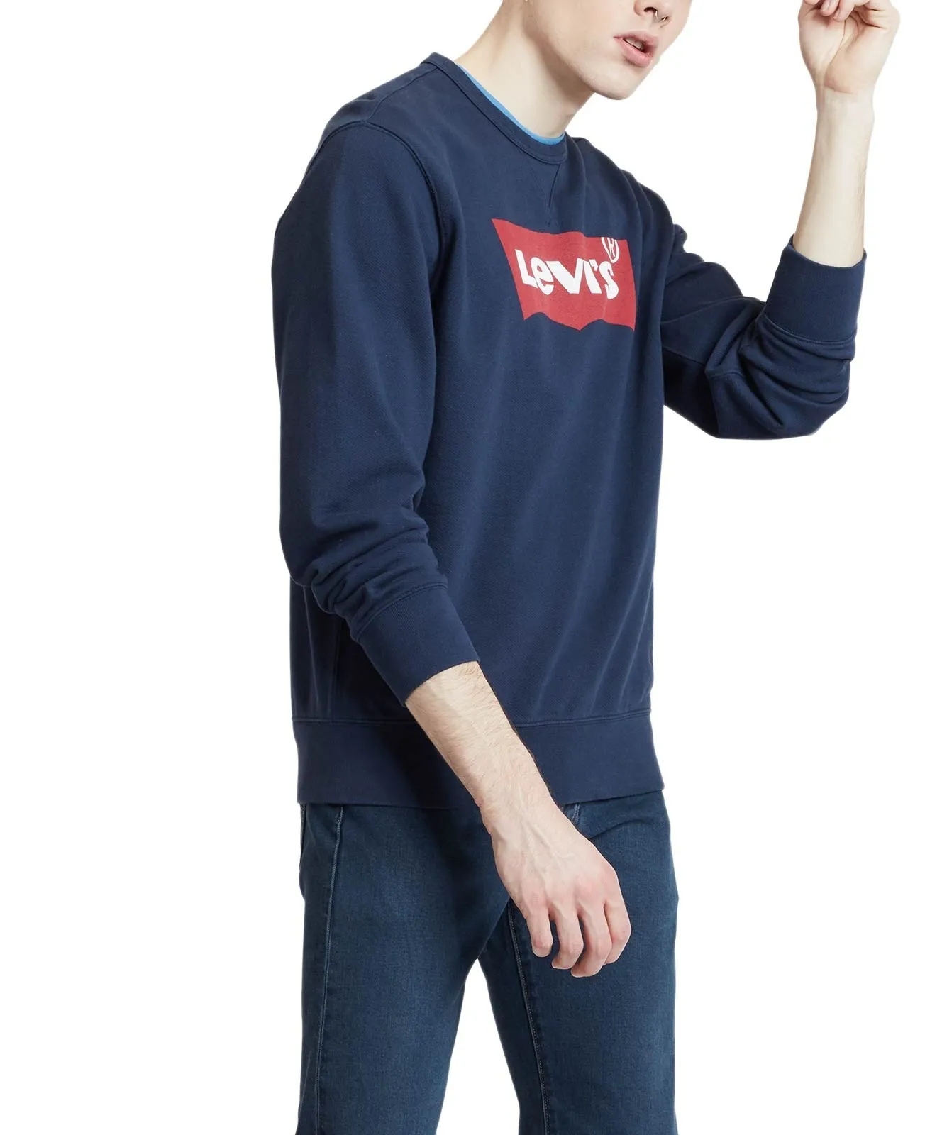 Herren Pullover Graphic Crew von Levis in Dress Blues