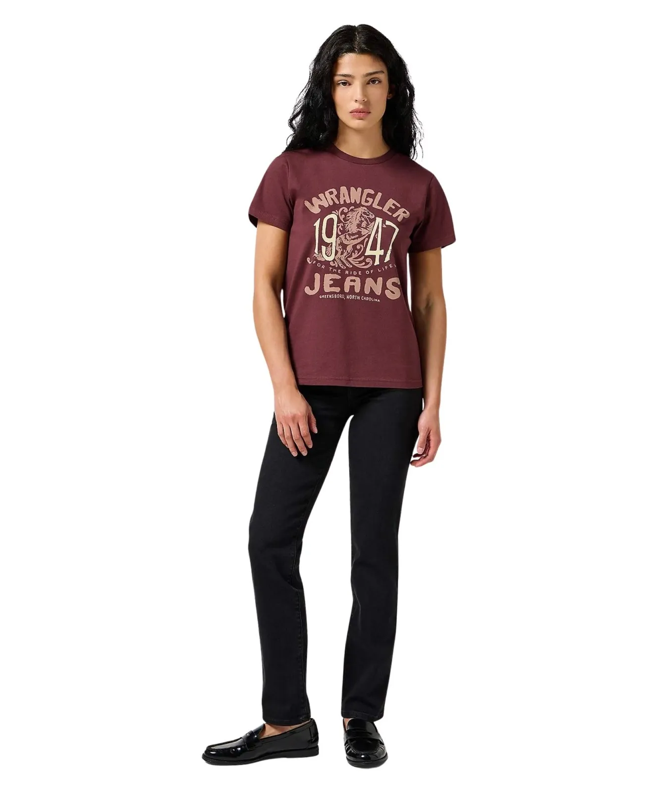 Damen Jeans Straight von Wrangler in Drainpipe