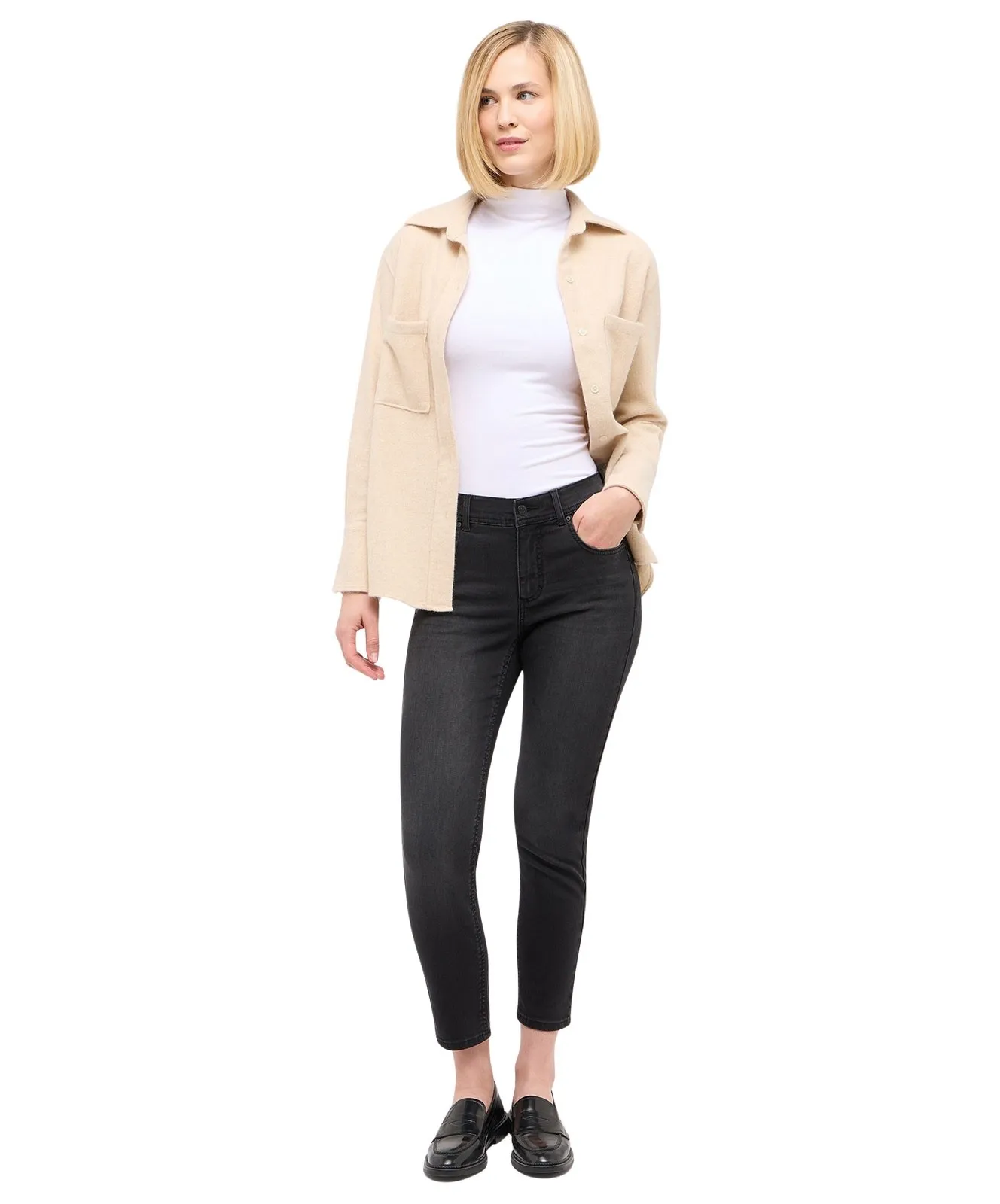 Damen Jeans Ornella von Angels in Anthracite Used