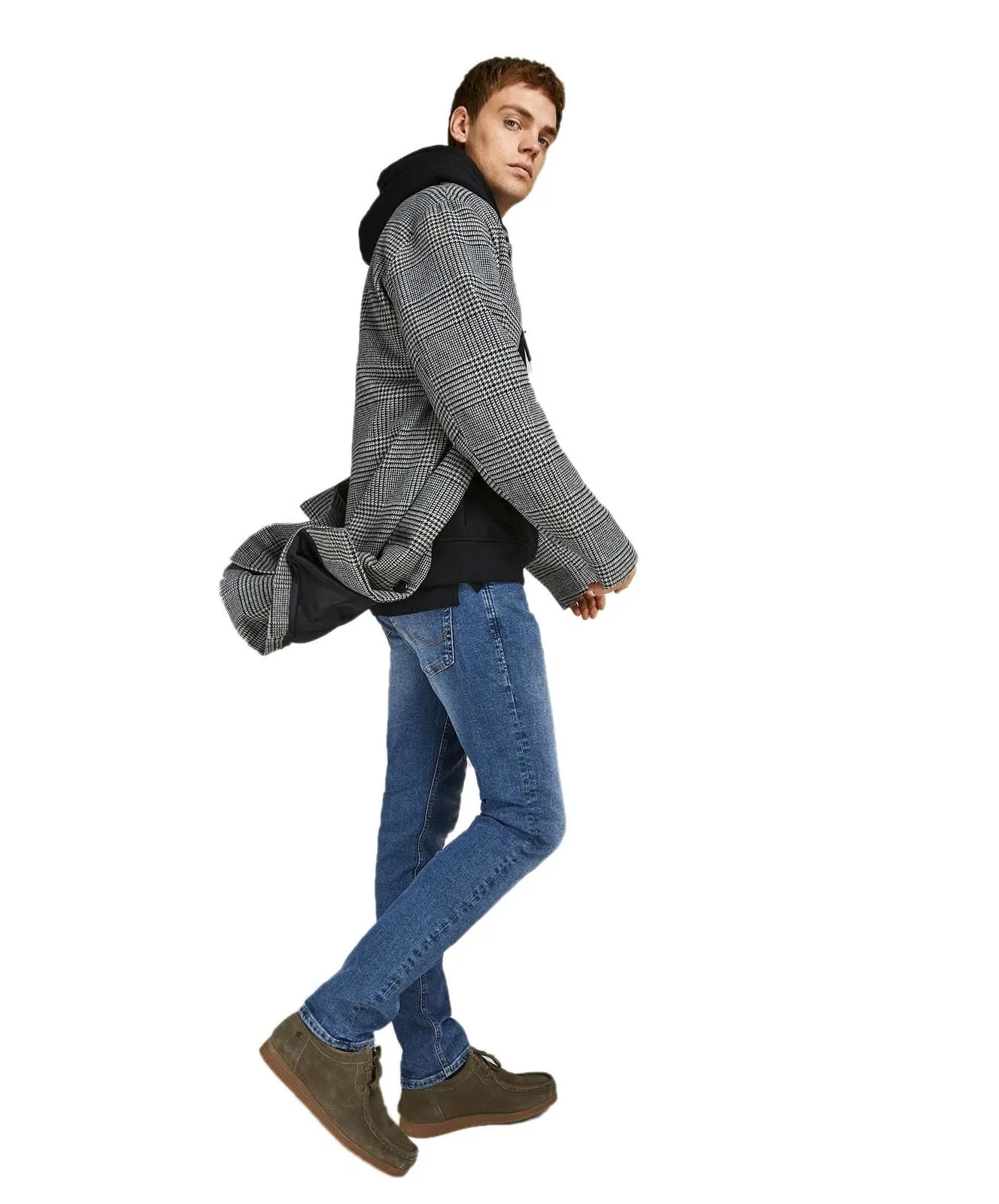 Herren Jeans Glenn Original von Jack & Jones in Blue Denim