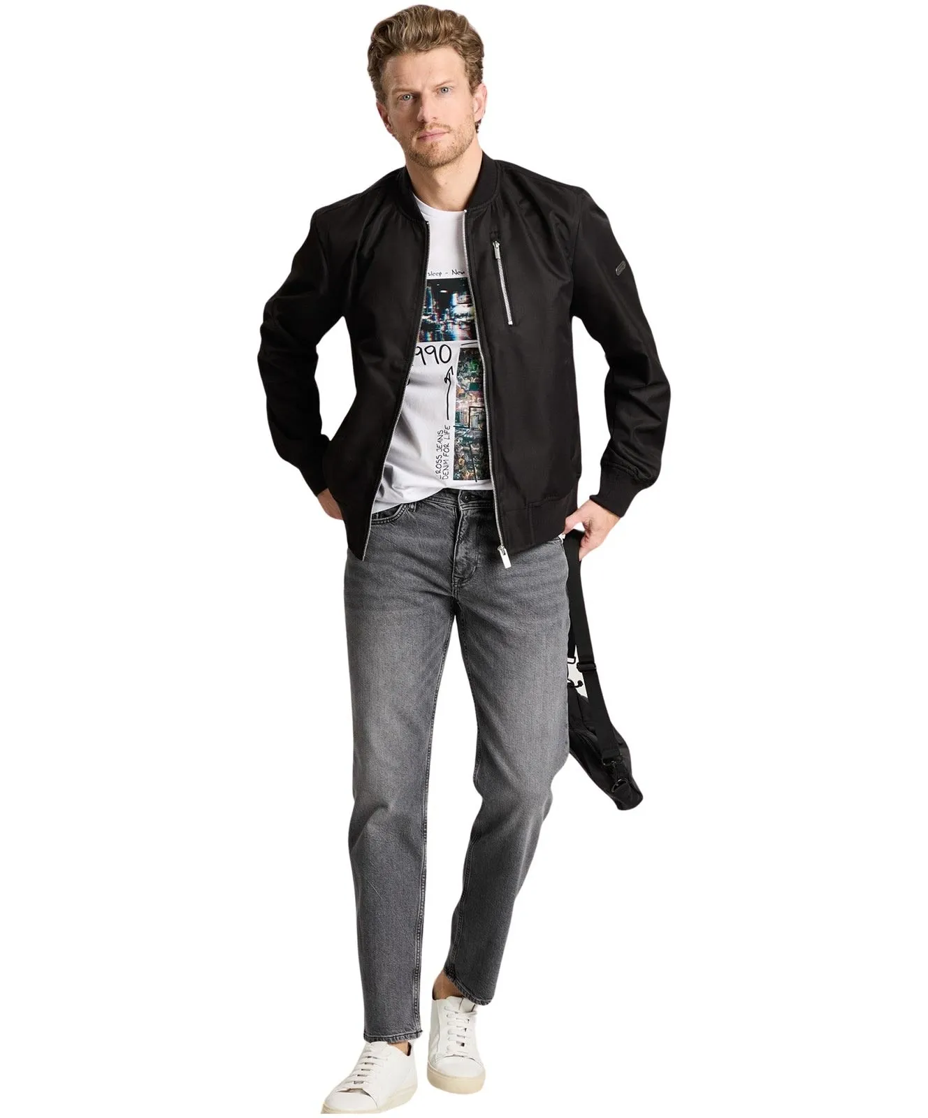 Herren Jeans Antonio von Cross in Anthrazit