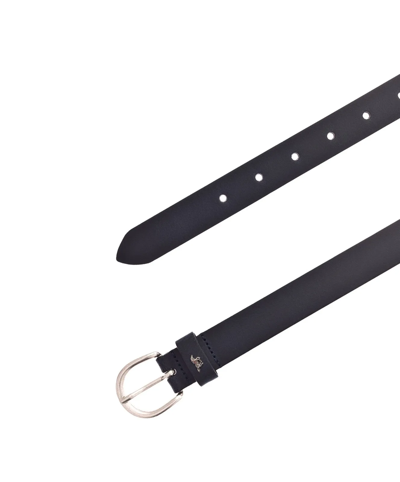Damen Gürtel 2,5cm Ledergürtel mit Schließe von Mustang in Marine