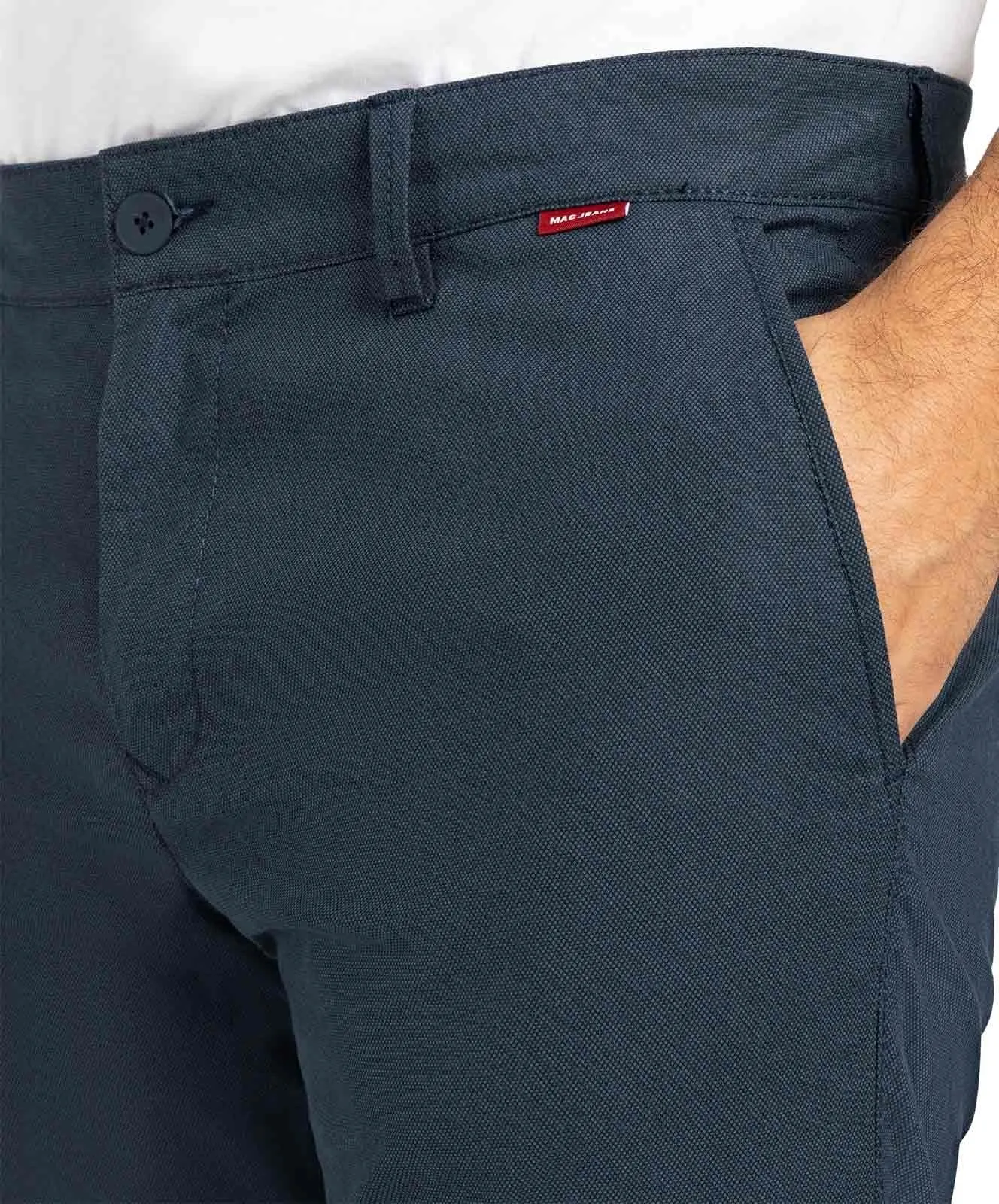 Herren Hose Lennox Printed von MAC in Nautic Blue
