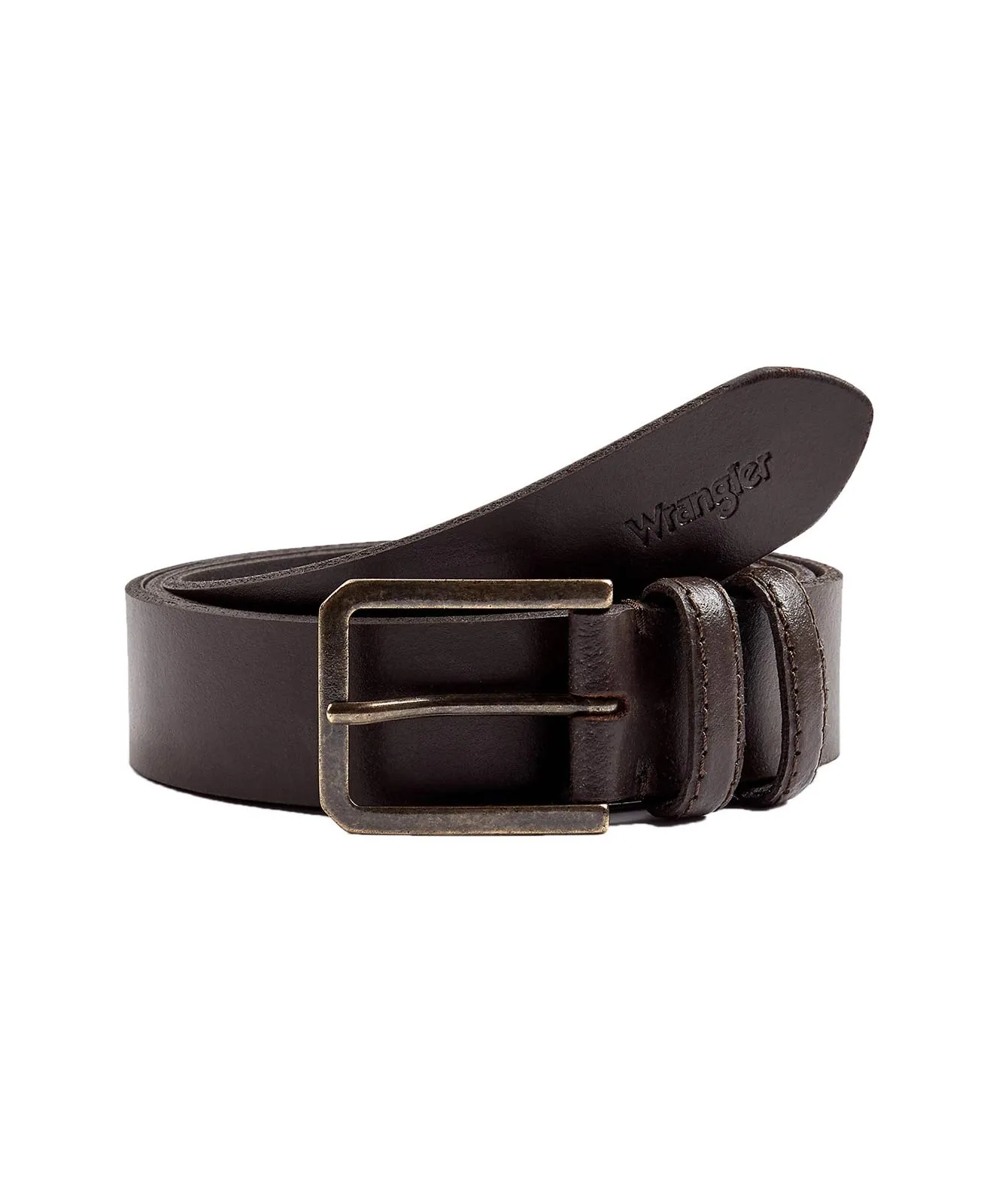 Herren Gürtel Slim Belt von Wrangler in Brown