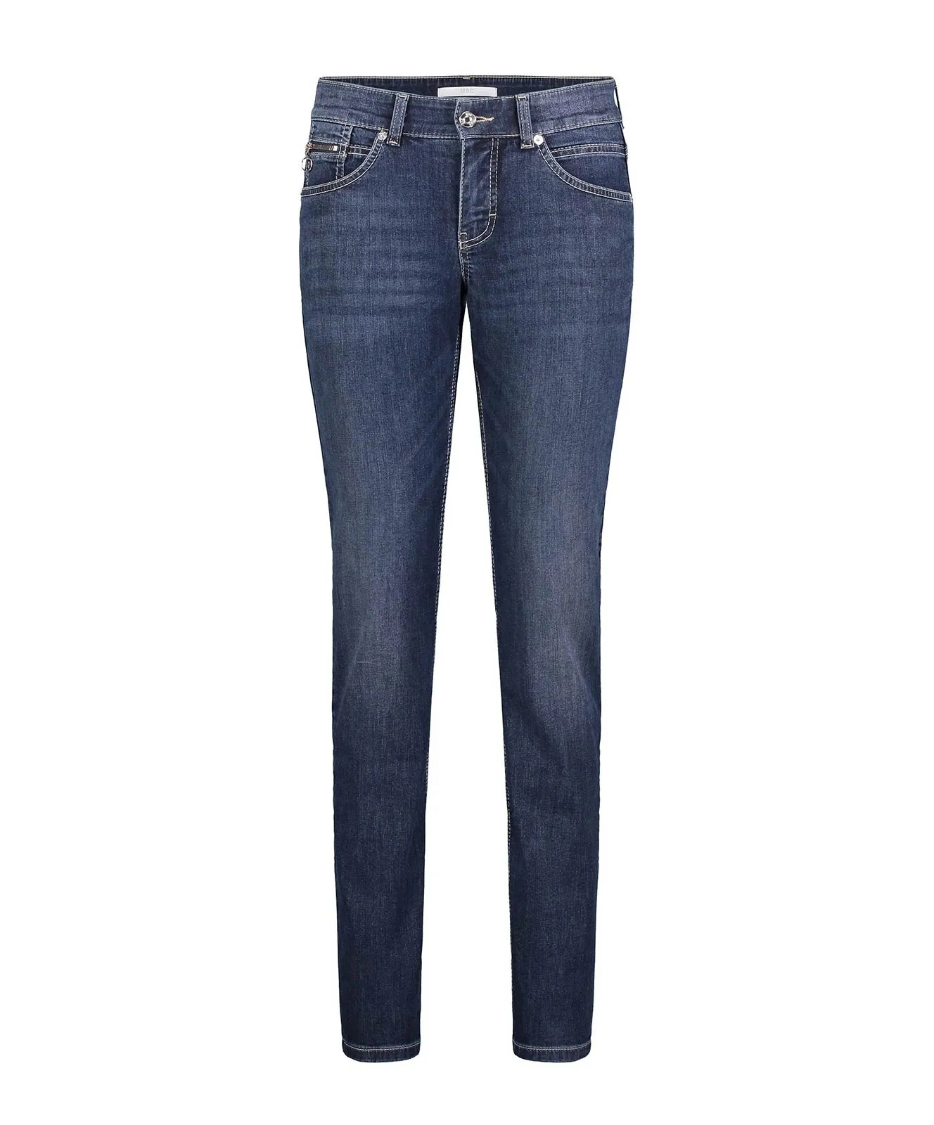 Damen Jeans Slim von MAC in New Basic Wash