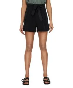 Vero Moda Shorts Mia mit High Waist in Schwarz