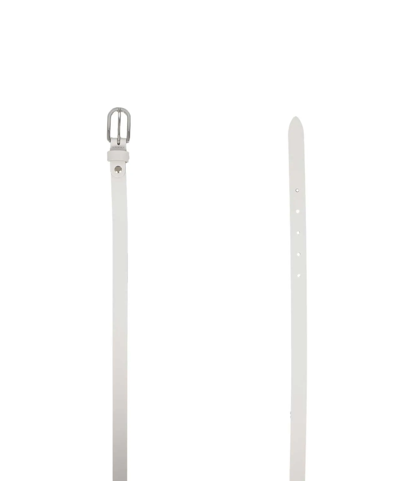 Damen Gürtel 2cm Nappaledergürtel von Bernd Götz in Weiß