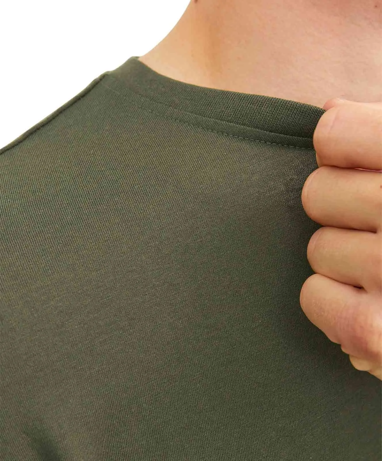 Herren Shirt Noa Tee O-Neck von Jack & Jones in Forest Night