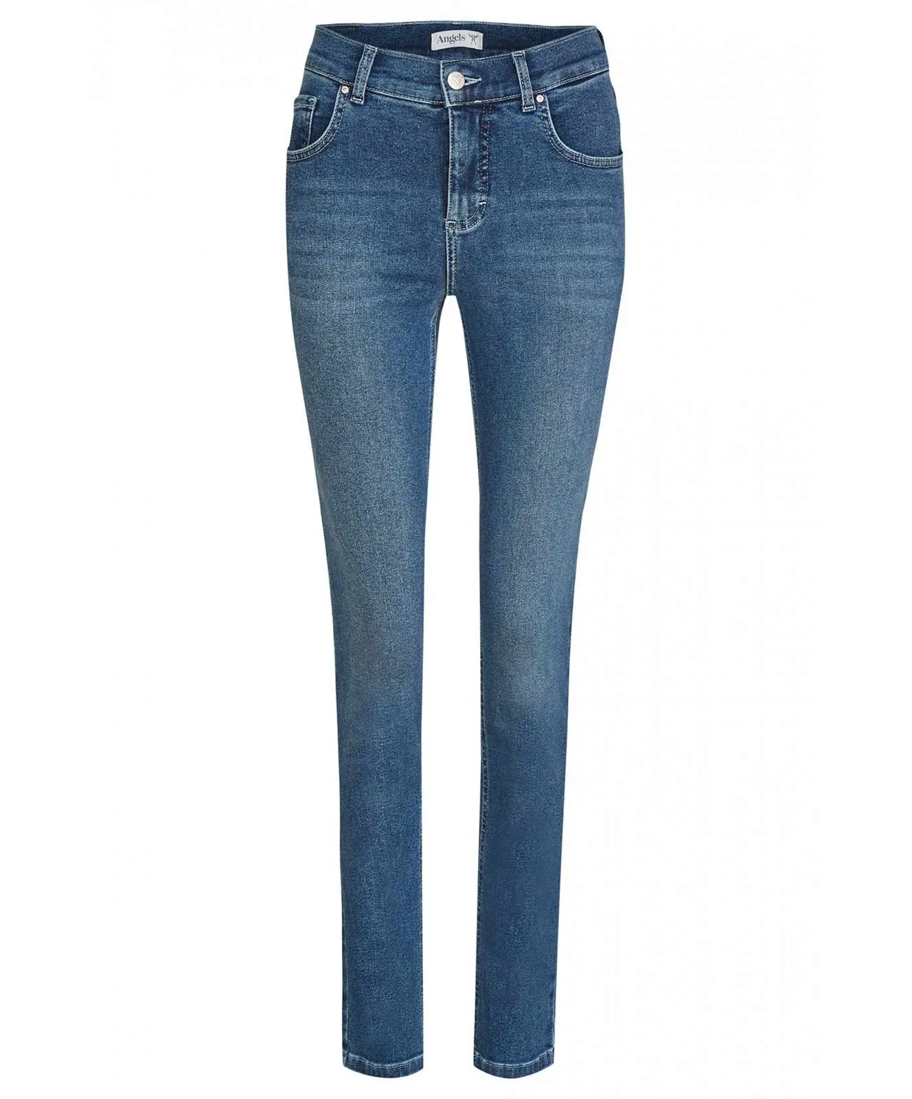 Damen Jeans Skinny von Angels in Mid Blue Used