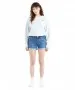 Damen Jeans 501 Short Long von Levis in Orinda Troy Scraped