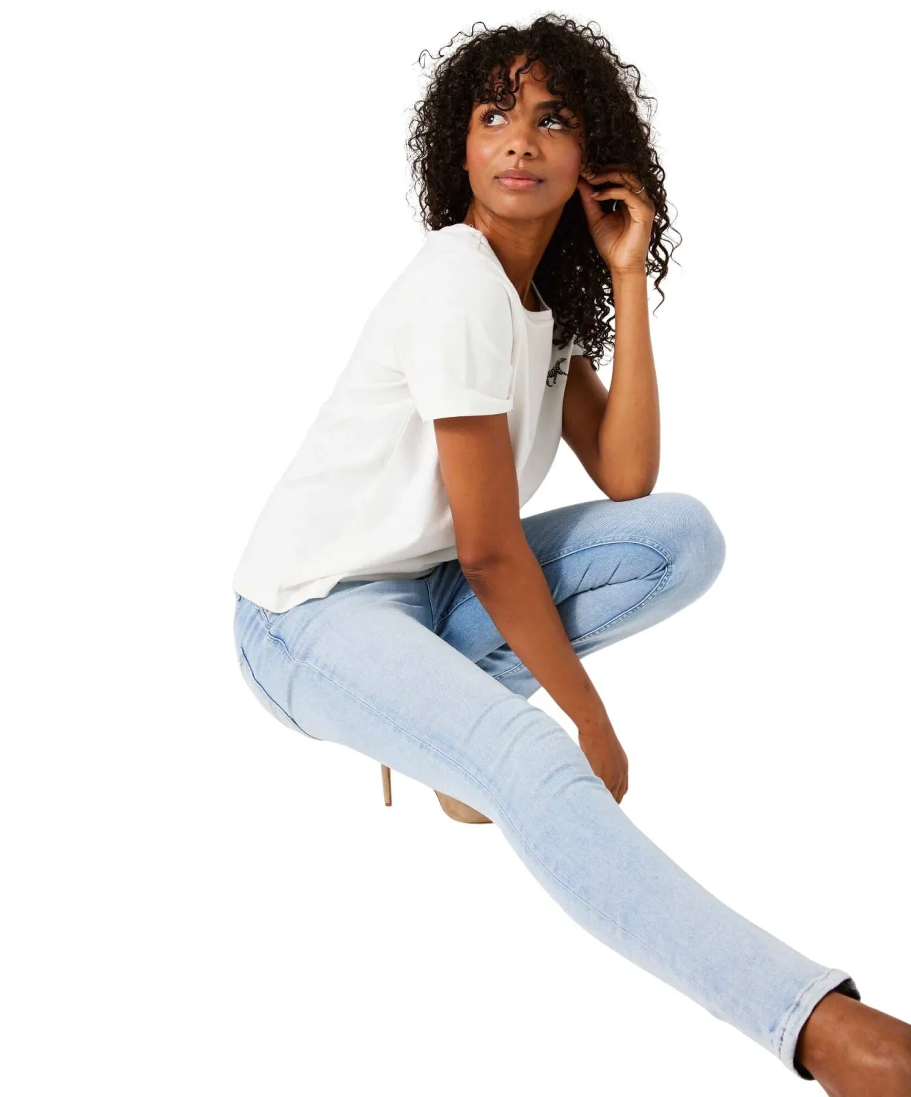 Damen Jeans Celia 244 von Garcia in Light Used