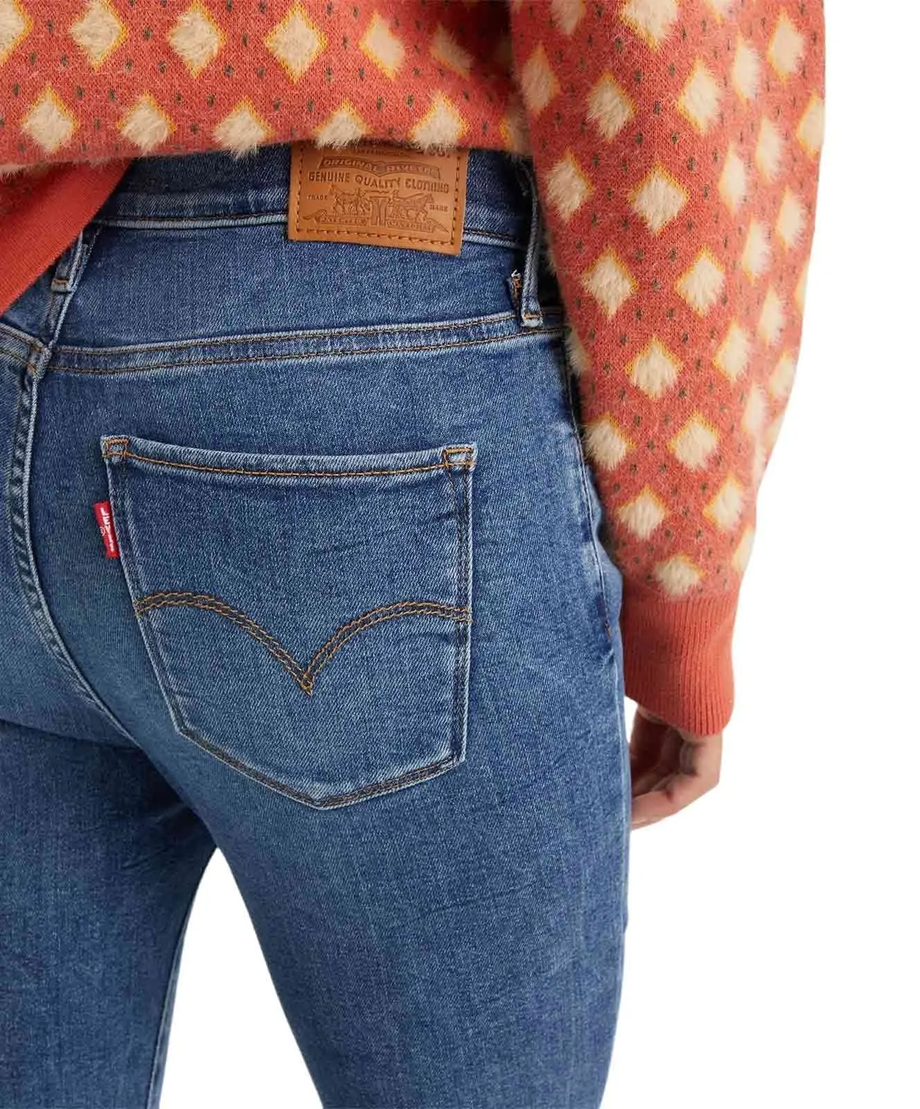 Damen Jeans 720 High-Waisted Super Skinny von Levis in Love Song Mid