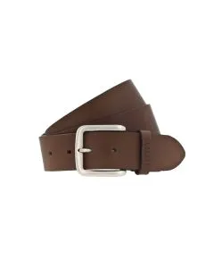 Mustang Gürtel in Braun aus vegetabil gegerbtem Leder