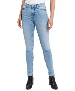 Coss Jeans Alan mit Skinny Fit in hellblauer Used Waschung