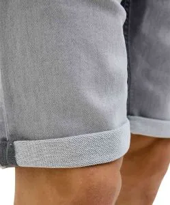 Jack & Jones Jeansshorts Rick Icon in grauer Used-Waschung
