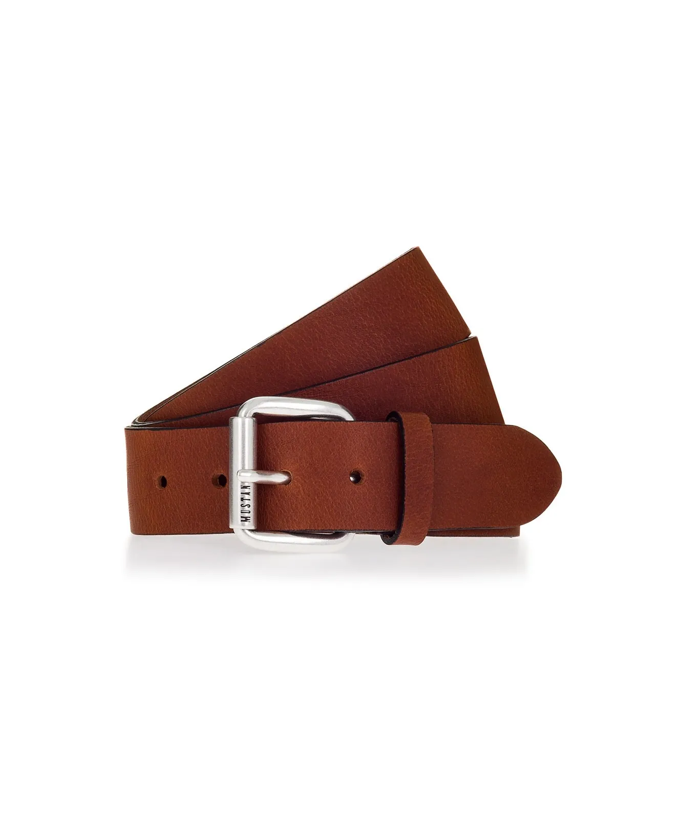Herren Gürtel 40 mm Gürtel MG2084L22 von Mustang in Cognac