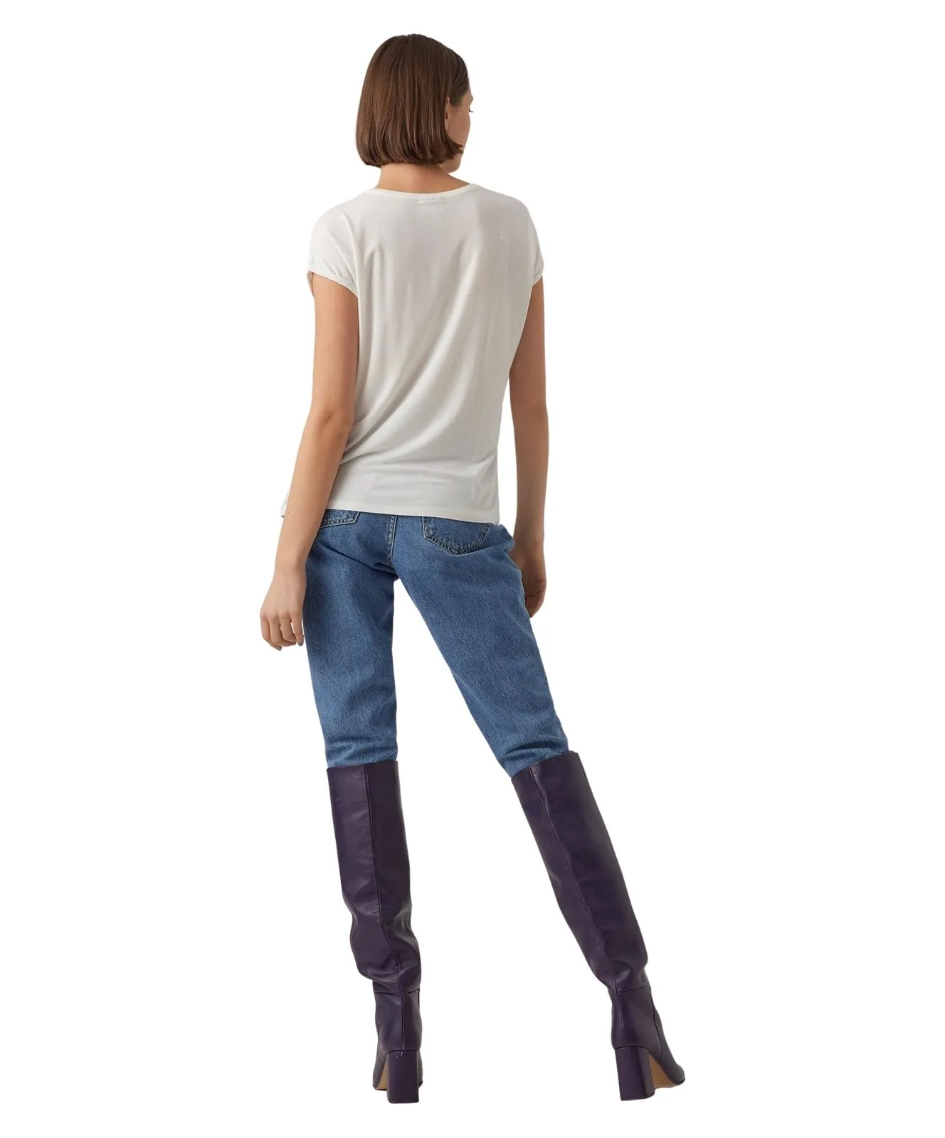 Damen Shirt AVA von Vero Moda in Snow White