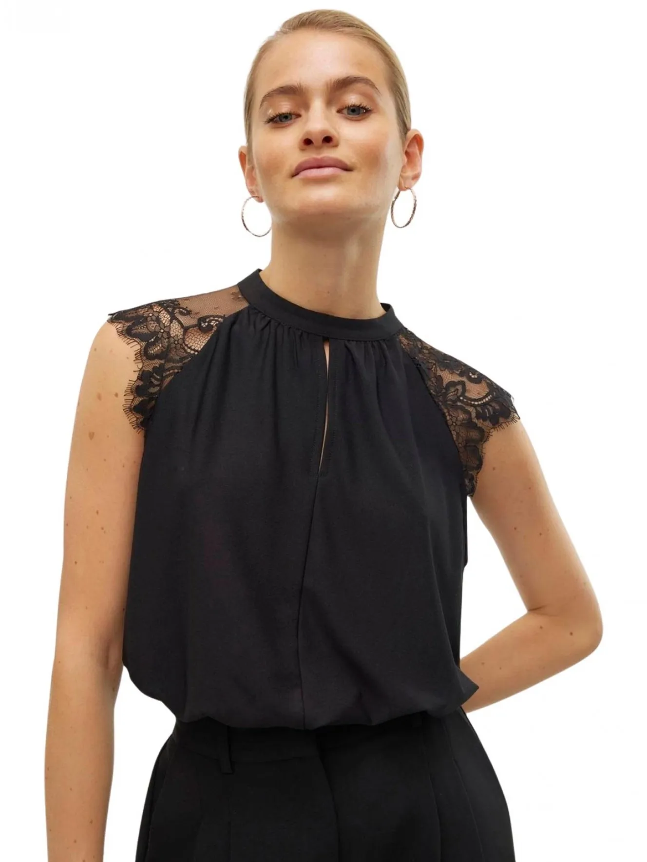 Damen Bluse Milla von Vero Moda in Black