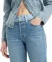 Damen Jeans 501 Crop Split von Levis in Splitting Hairs