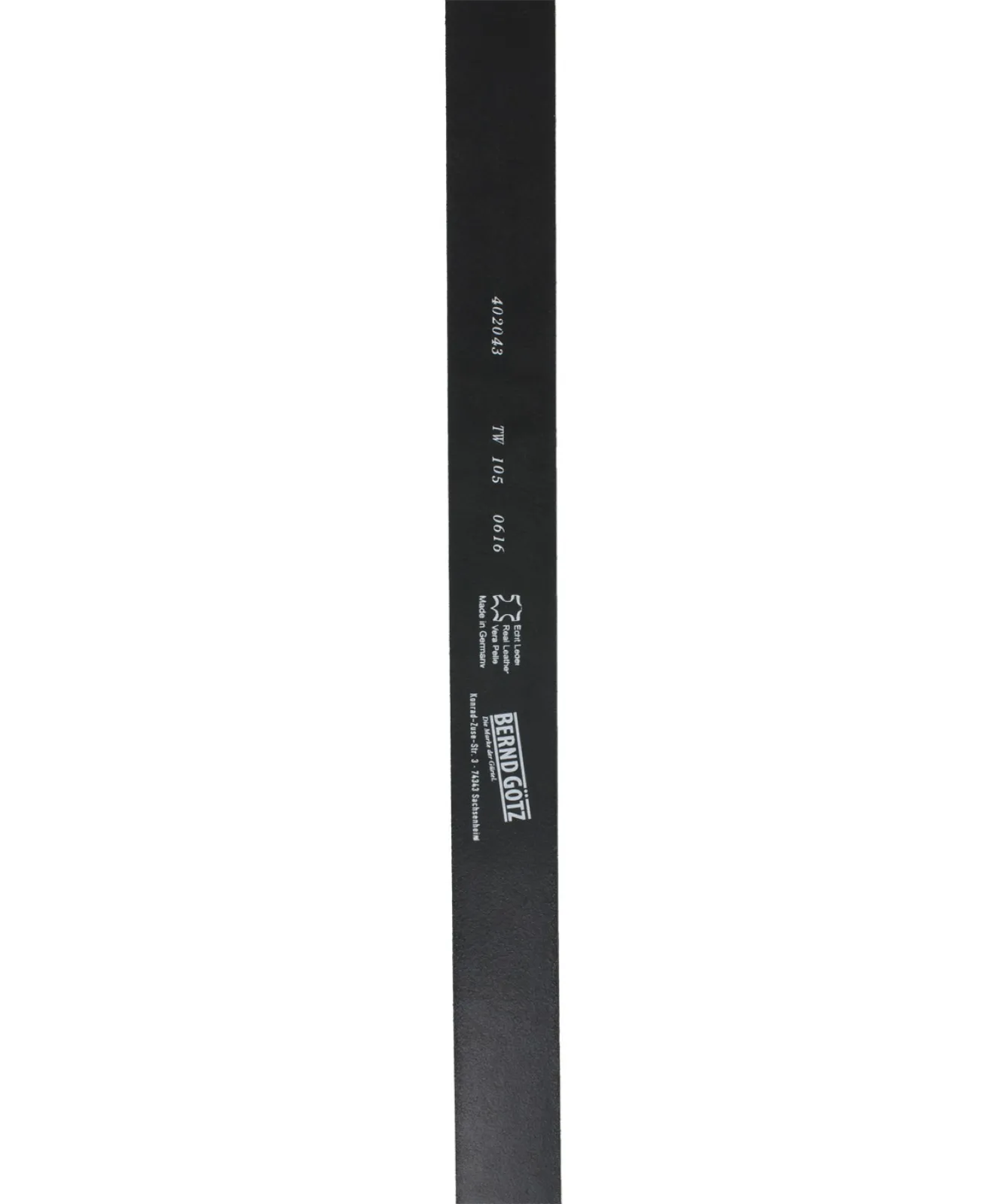 Herren Gürtel 4cm Pull-Up Ledergürtel von Bernd Götz in Schwarz